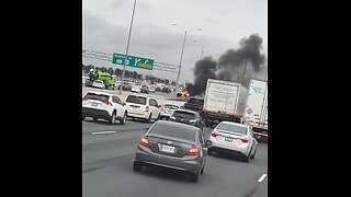 Vehicle Fire On Highway 401