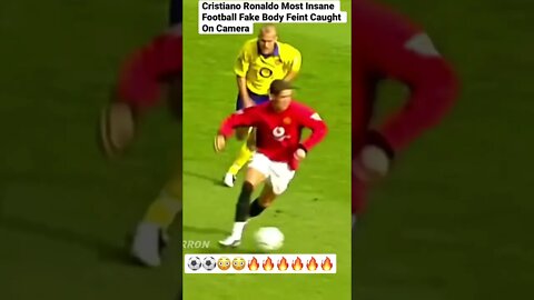 Cristiano Ronaldo Most Insane Football Fake Body Feint Caught On Camera #shorts #football #cronaldo