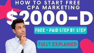 ($2000) Promote CPA Offers With Free & Paid Traffic, CPA Marketing, CPA Marketing Tutorial, CPAGrip