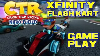 Crash Team Racing: Nitro Fueled - Xfinity Flash Kart - PlayStation 4 Gameplay 😎Benjamillion