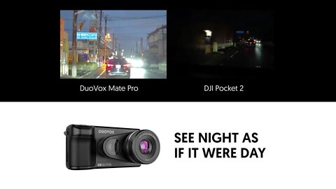 Duovox Mate Pro Showcase Duovox captures the darkest night scenes as though it were daytime.