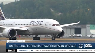 United, Delta airlines won't fly over Russia