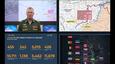 15.07.23⚡️Russian Defence Ministry report on the progress of the deNAZIficationMilitaryQperationZ