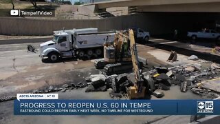 Progress to reopen U.S. 60 in Tempe