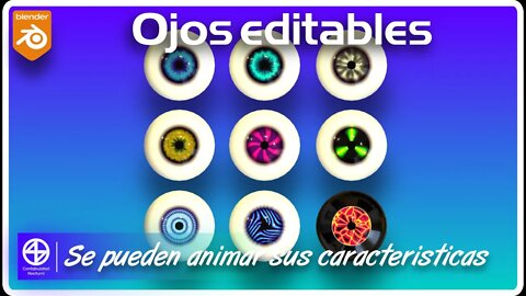 #Blender #Ojos editables.