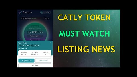 Catly Token Latest Listing News || Catly Token New Update Today || Real OR Scam