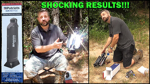 Testing the 4Patriots Sun Kettle, Solar Water Heater! Please watch if you own one of these!!!