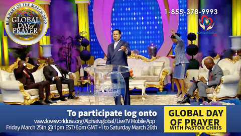 Global Day of Prayer with Pastor Chris | Praying in the Authority of Jesus - Be a Part of it!