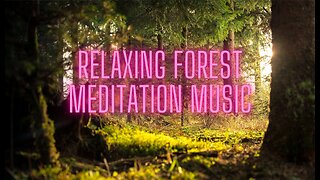 Soothing and relaxing forest and waterfall meditation music for sleeping
