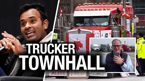 LIVE: Vivek Ramaswamy Iowa Trucker Townhall feat. Ezra Levant