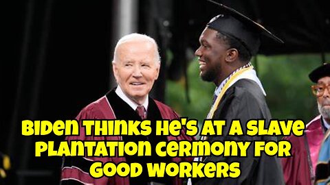BIDEN GOES TO BLACK COLLEGE GRADUATION FOR BLACK VOTES, BUT HE DOESN'T CARE ABOUT THEM