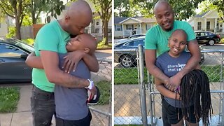 Father’s unwavering love showcased as he shaves off 9 years of cherished locks