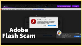 Adobe Flash Scam
