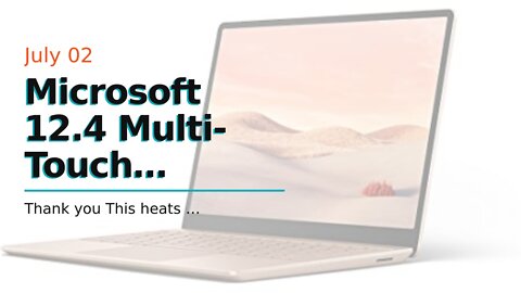 Microsoft 12.4 Multi-Touch Surface Laptop Go, Intel Core i5-1035G1, 8GB RAM, 128GB SSD, Integra...