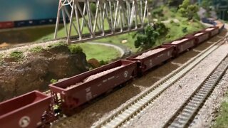 N Scale ballast train