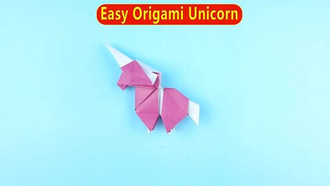 Origami Unicorn Easy - Step by Step Paper Crafts