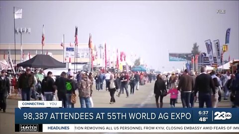 Almost 100,000 attend 55th World Ag Expo in Tulare