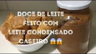 Doce de Leite No Vidro, feito na panela de pressão com leite condensado caseiro RECEITA NOSSA DE C