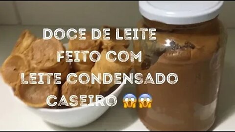 Doce de Leite No Vidro, feito na panela de pressão com leite condensado caseiro RECEITA NOSSA DE C