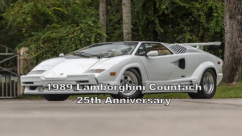 1989 Lamborghini Countach 25th Anniversary