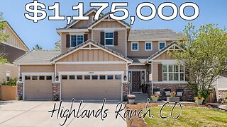Home Tour $1,175,000 Upgraded & Designer Home In Highlands Ranch, Colorado!