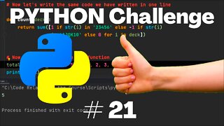 Python Challenge No - 21