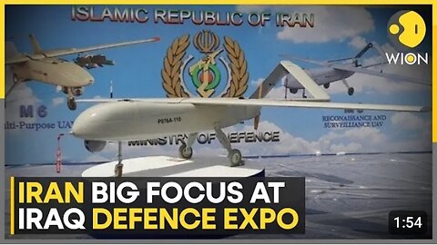 Iran display home-grown drone at Iran Defense Expo | Watch