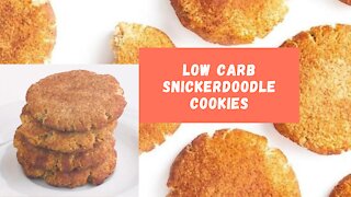 Low Carb Keto Snickerdoodle Cookies