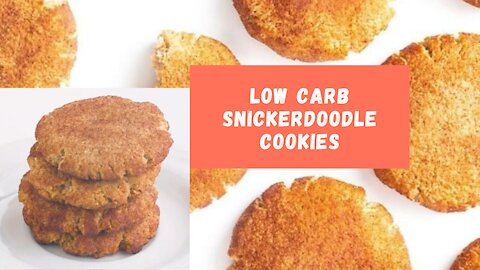 Low Carb Keto Snickerdoodle Cookies