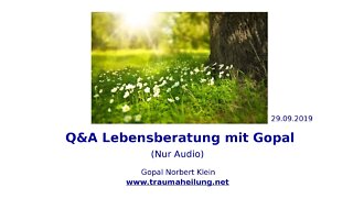 Q&A Lebensberatung mit Gopal 29.09.2019