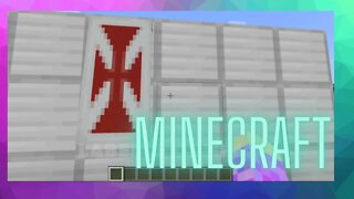 Minecraft: Templar Cross Banner