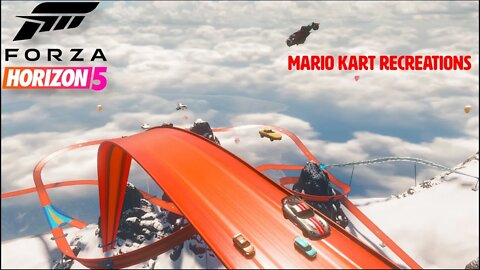 Mario Kart Recreations Using Hot Wheels Tracks | Forza Horizon 5 Event Lab