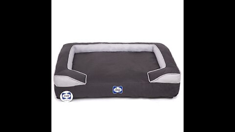 Sealy Lux Quad Layer Orthopedic Dog Bed with Cooling Gel