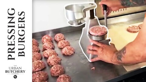 Pressing Burgers Like a Butcher