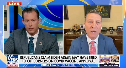 Rep Ronny Jackson: Biden Tried To Cut Corners On COVID Vax Approval