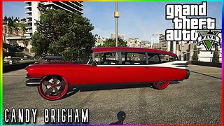 Grand theft Auto Five - Custom Donk Cadillac Eldorado Hearse on 28s (Albany Brigham) GTA 5