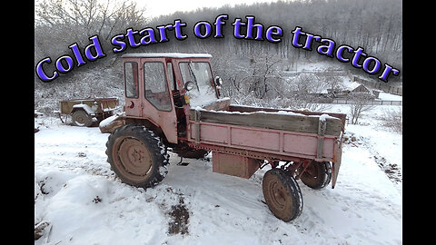 Crazy Cold Start Diesel! Running miracle tractor