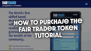 Fair Trader Token — Tutorial 1