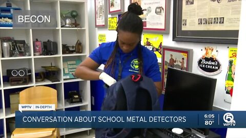 So far, most school districts do not have metal detectors