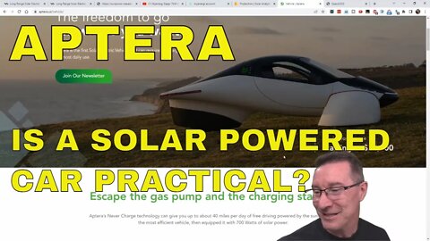 Aptera Solar Powered Electric Car - Is It Practical?