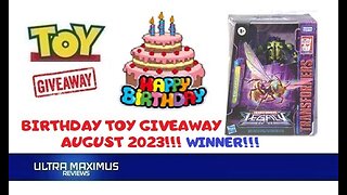 💥Birthday Toy Giveaway WINNER | August 2023