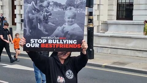 Save our xl bully's protest london #horseguardsparade