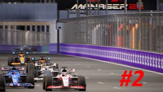 F1 Manager 2022 Career Mode Team Haas Race 2