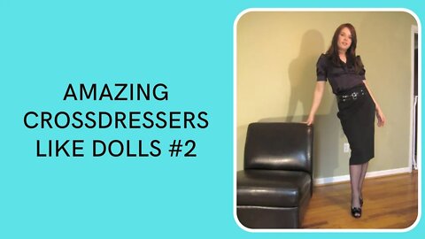 Amazing Crossdressers Like Dolls Portrait #2