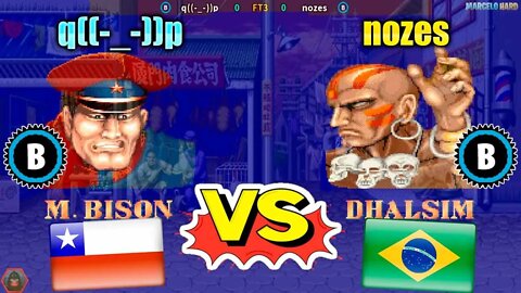 Street Fighter II': Champion Edition (q((-_-))p Vs. nozes) [Chile Vs. Brazil]