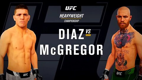 EA Sports UFC 4 Gameplay Conor McGregor vs Nick Diaz