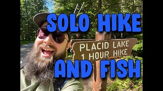 SOLO hike and fishing in British Columbia Backcountry