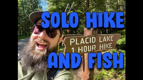 SOLO hike and fishing in British Columbia Backcountry