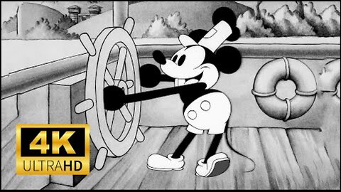 Steamboat Willie (1928 Film) - 4K Film