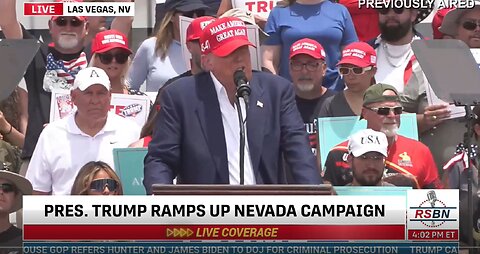 LIVE REPLAY: President Donald J. Trump Holds a Rally in Las Vegas, NV - 6/9/24